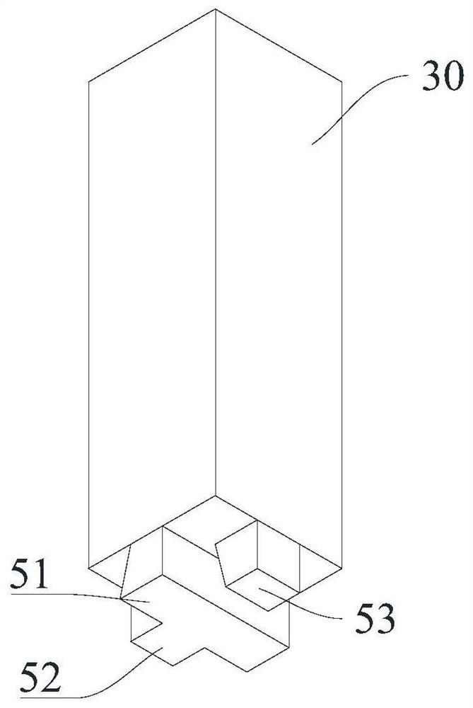 Beam-column mortise and tenon joint structure