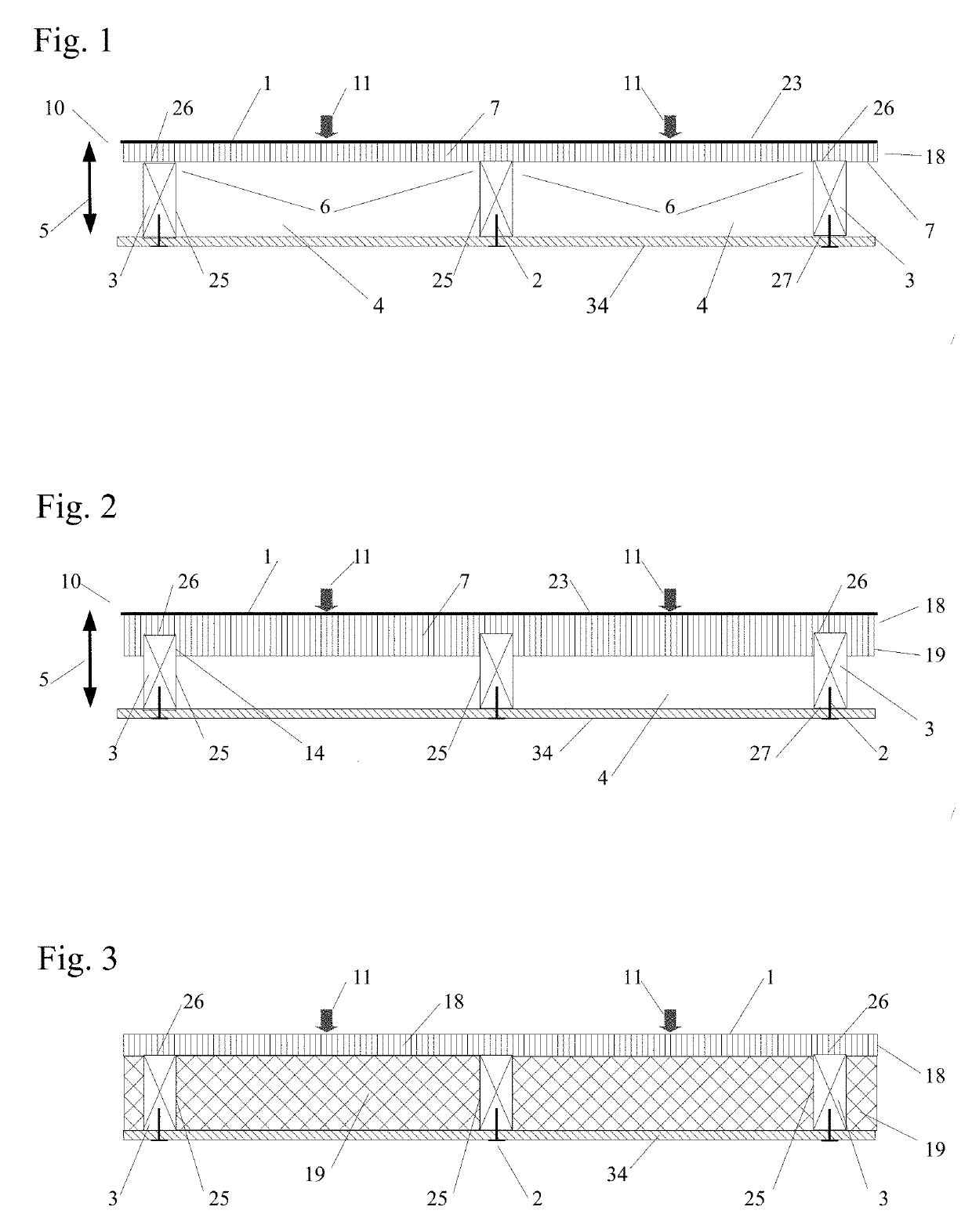 Frame supported panel