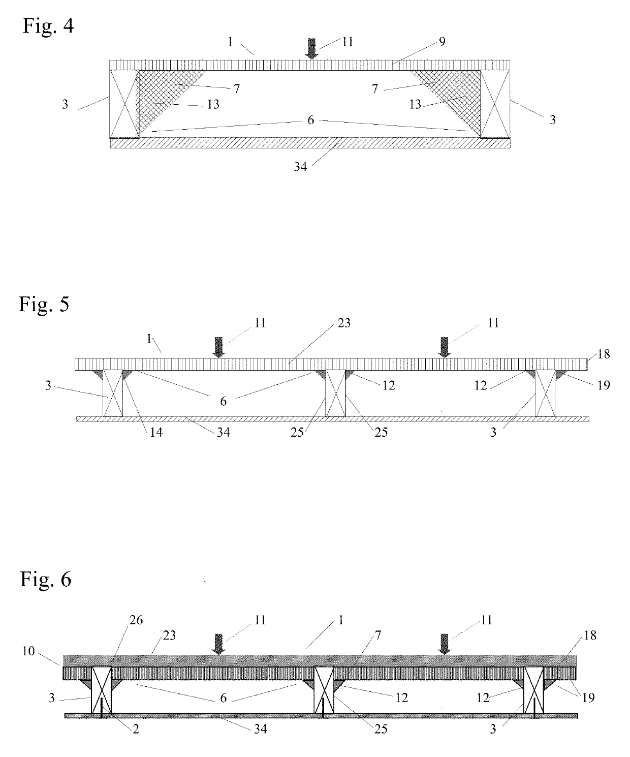 Frame supported panel