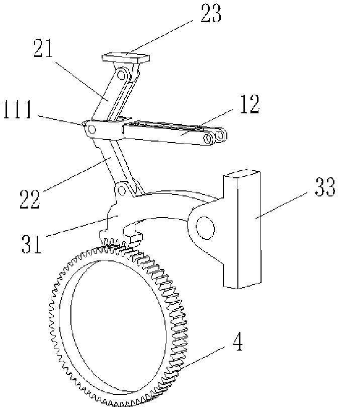 Parking braking device without parking gear