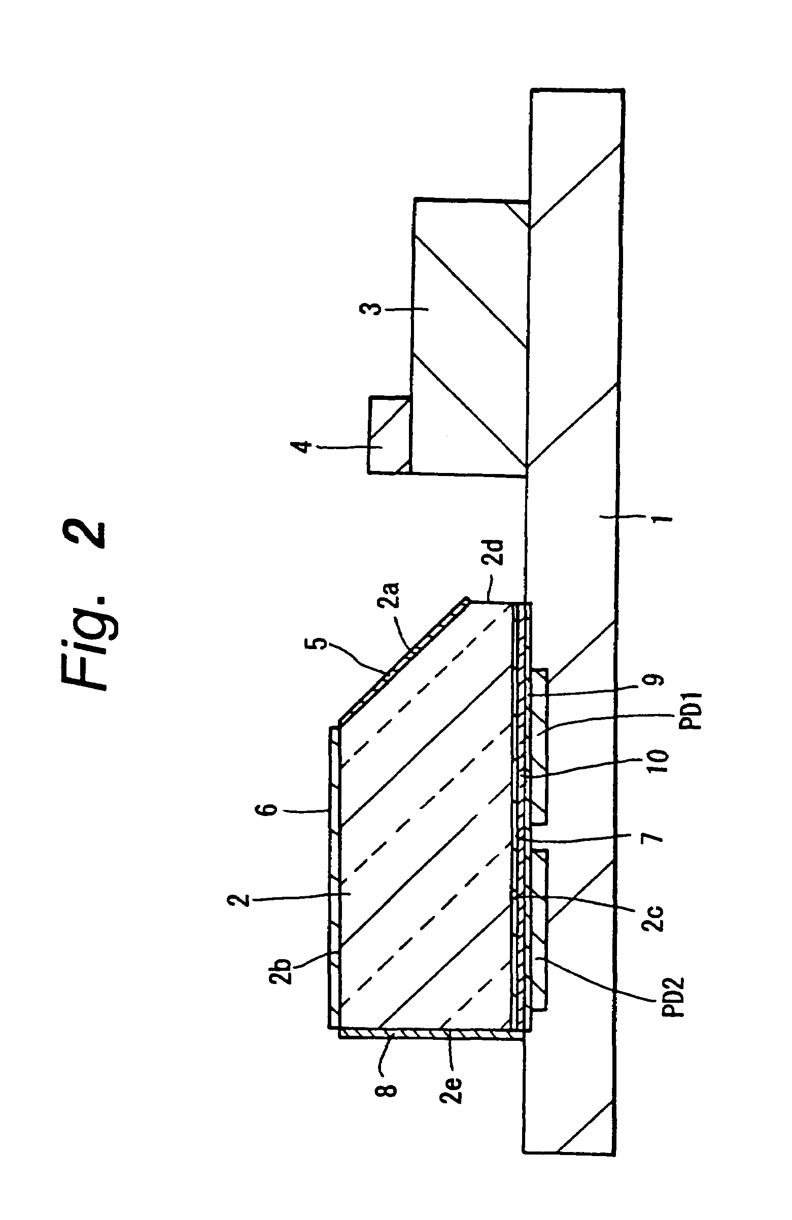Optical pickup device with a plurality of laser couplers