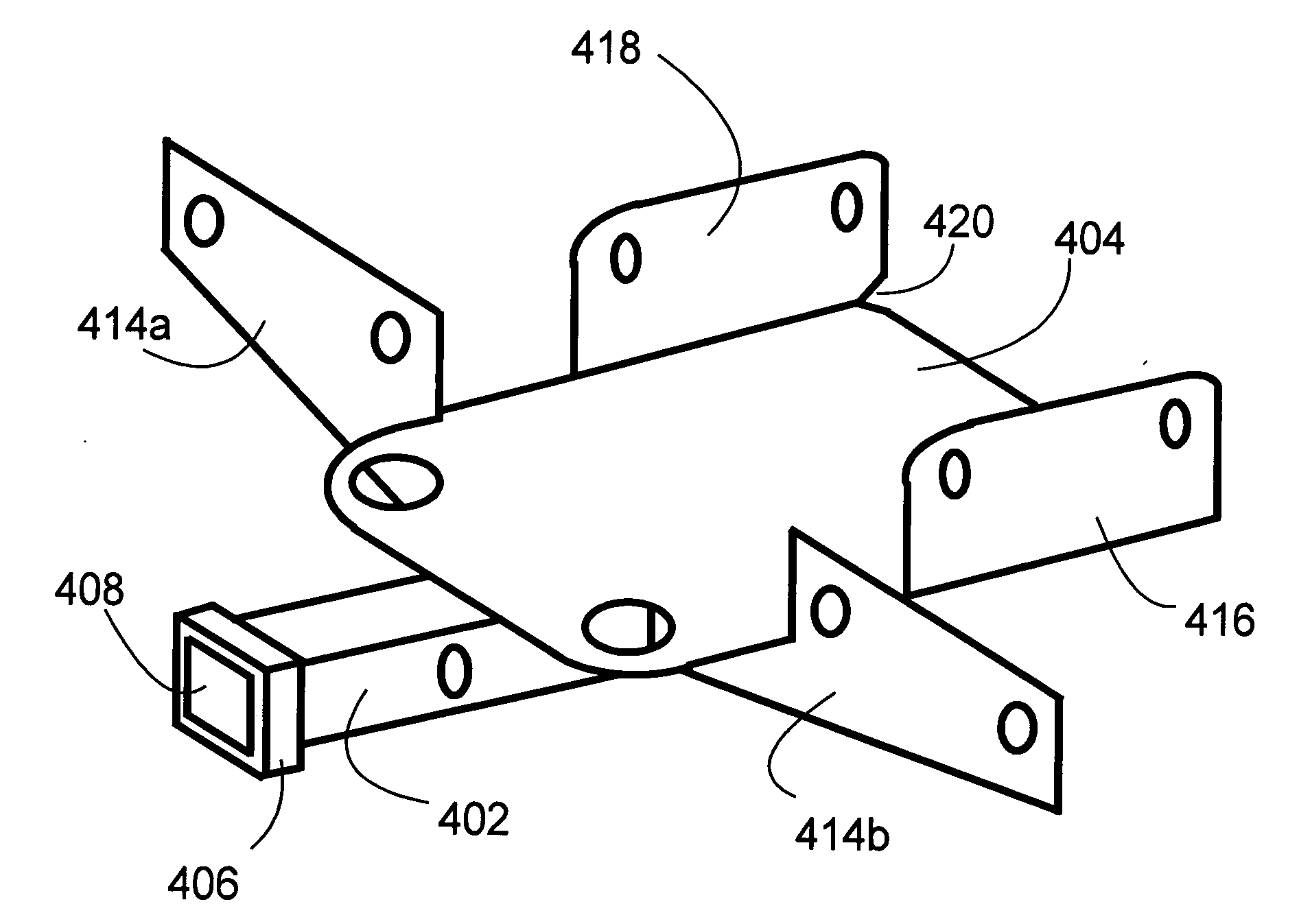 Trailer hitch for sprung suspension three wheel vehicle