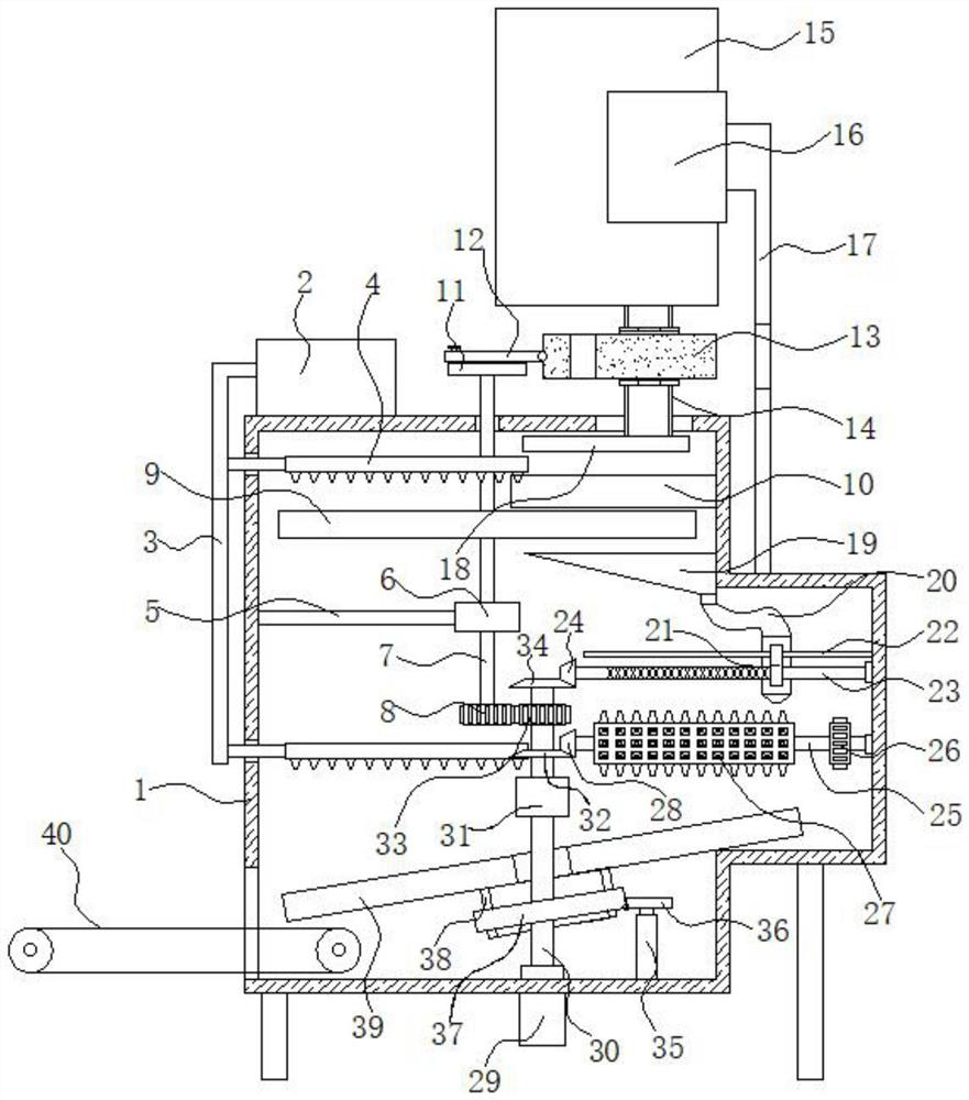 Sludge incineration device facilitating automatic feeding