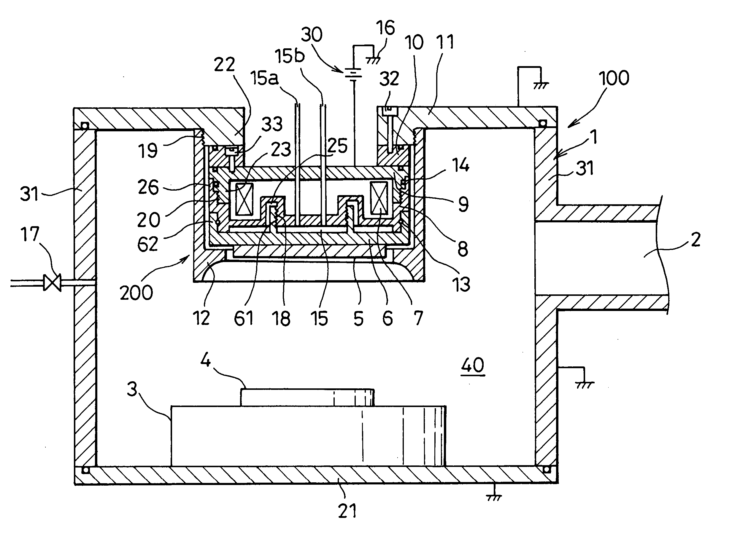 Sputtering device