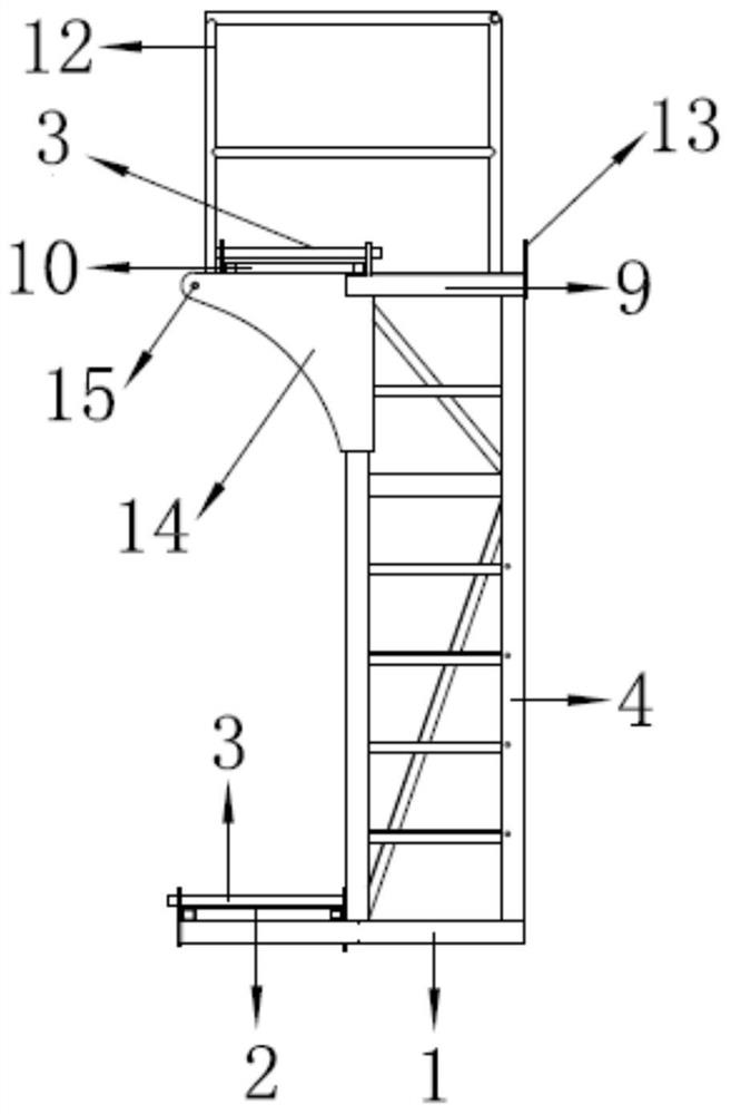 Special-shaped cable bent tower decorative plate mounting device and construction method