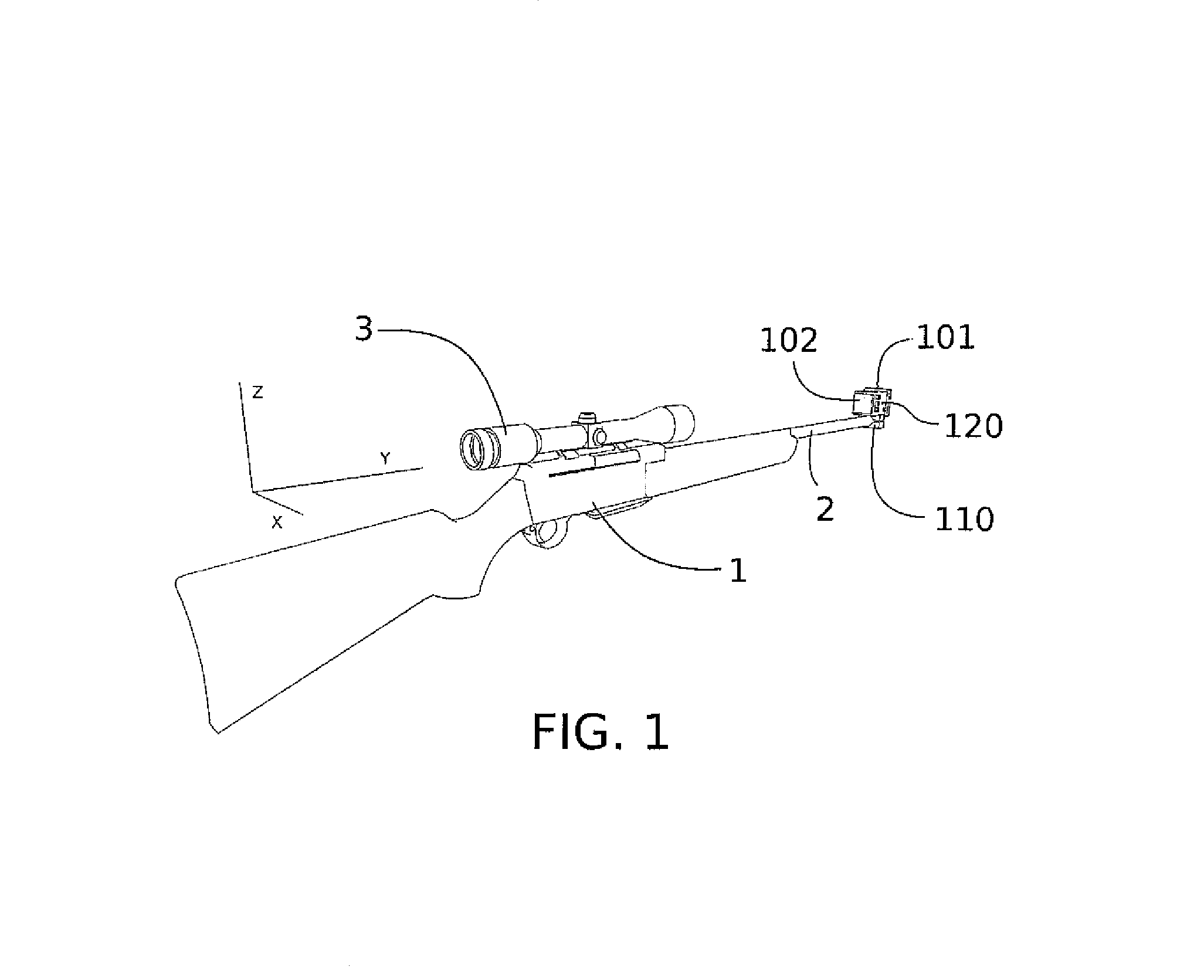Training aid for devices requiring line-of-sight aiming