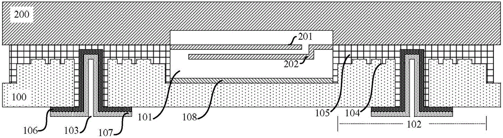 Packaging structure for FBAR device and manufacturing method thereof