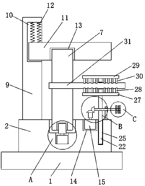 Power cable winding device