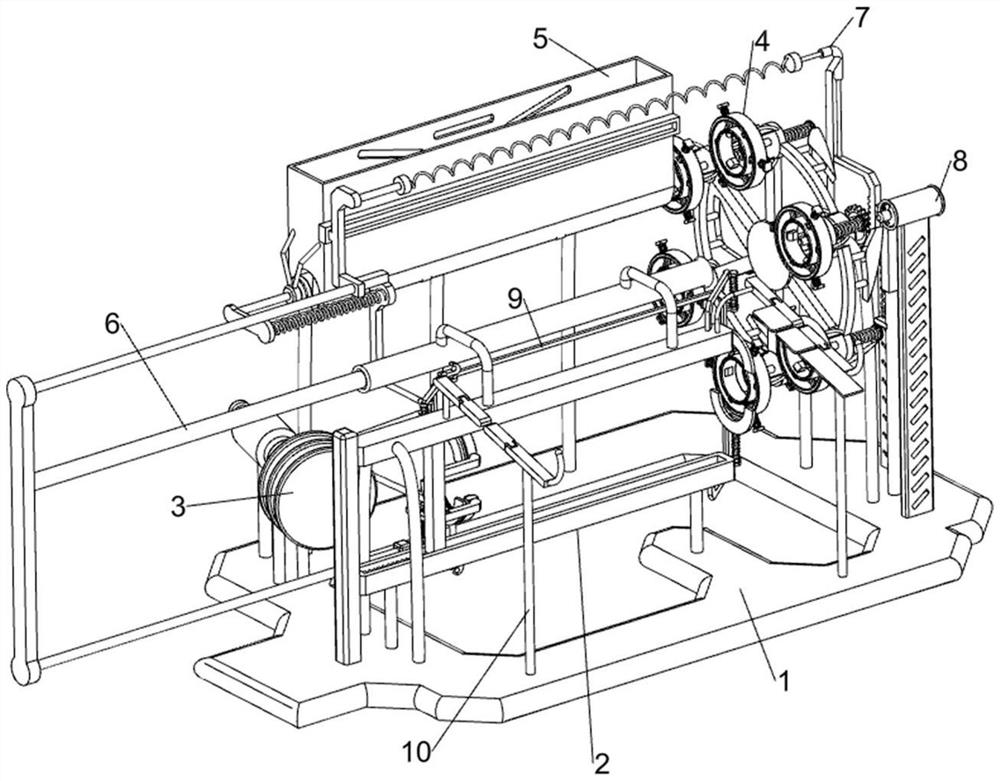 A high-reflectivity powder surface spraying device for lighting processing