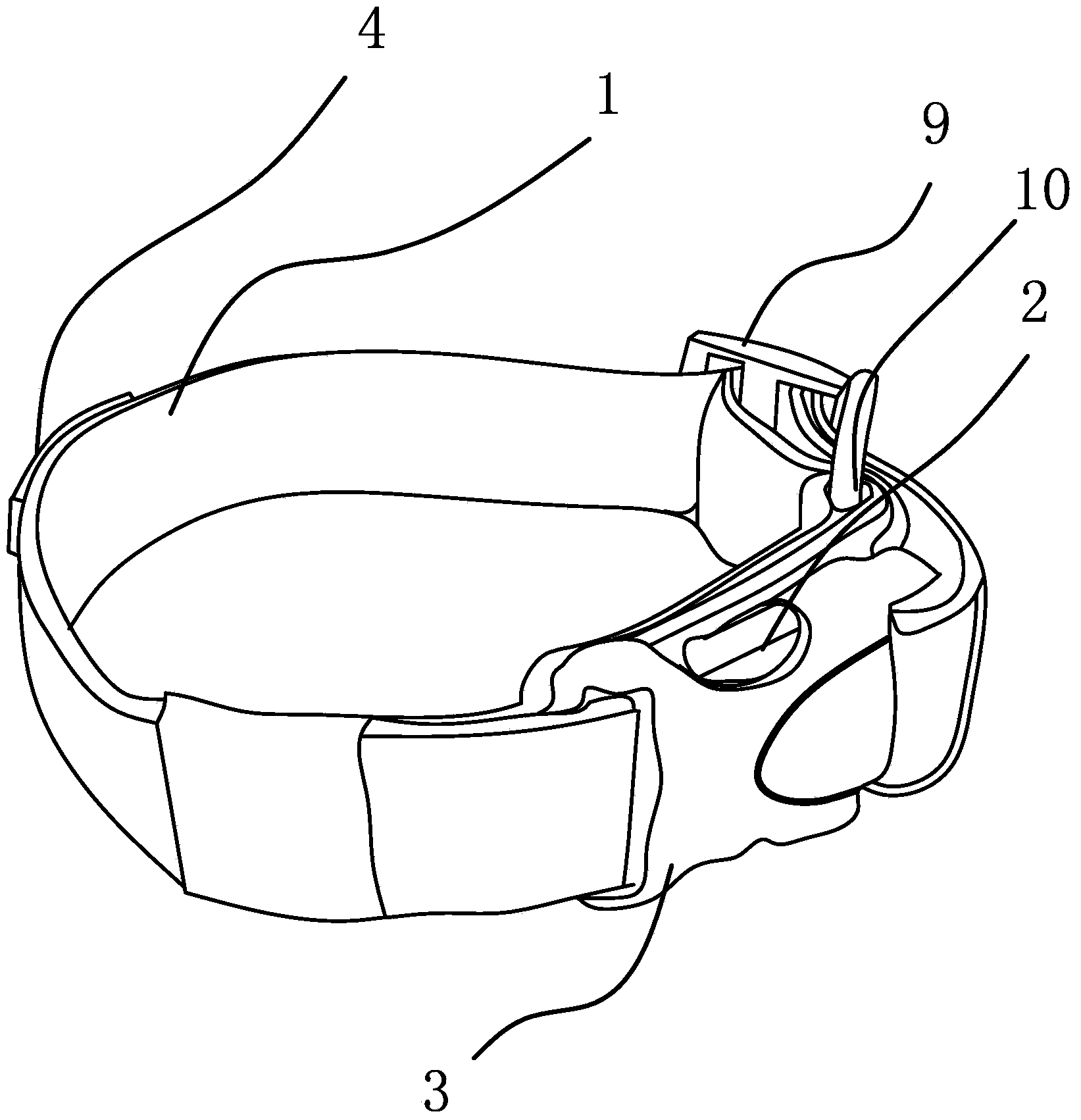Pet collar provided with positioning device