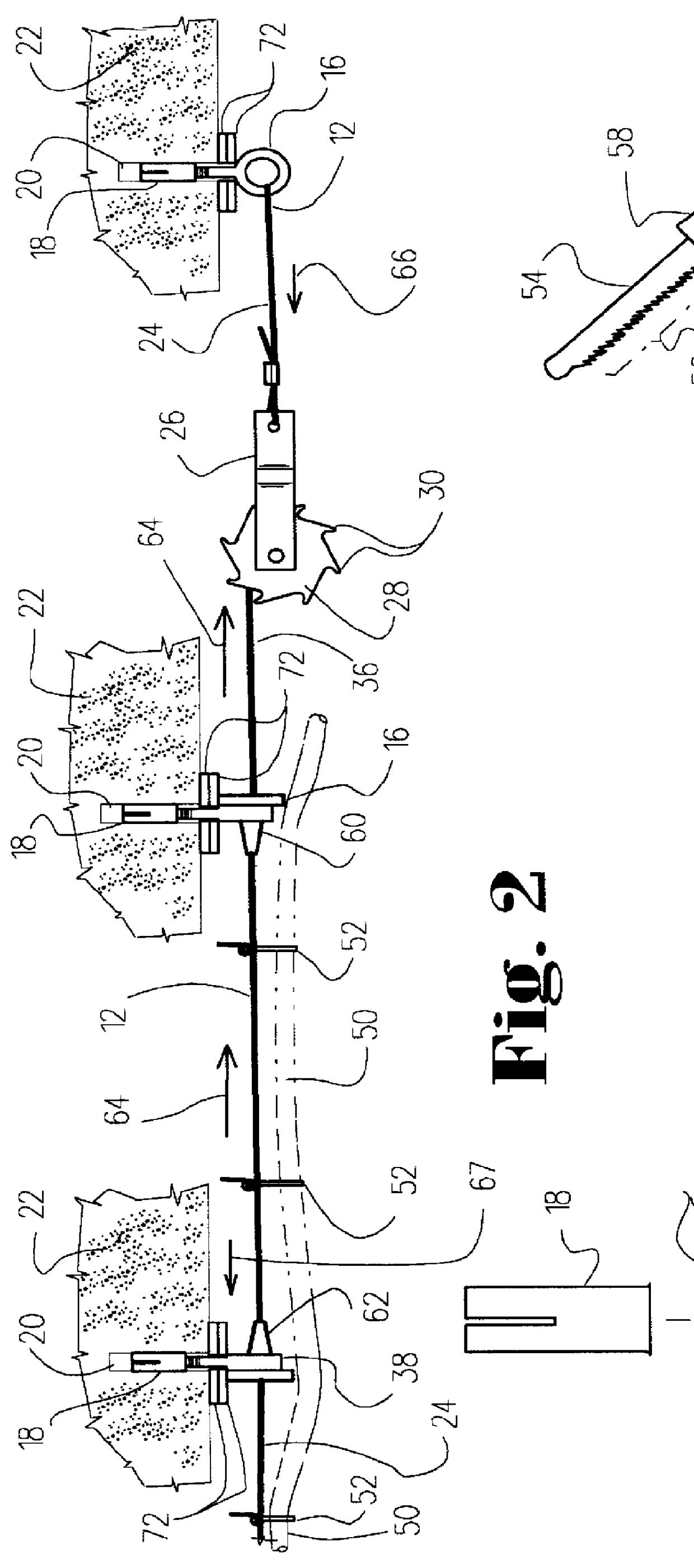 Telecommunication cabling suspension system for ceiling and plenum areas