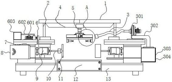 Turning and grinding integrated machine with locating structure and for numerical control machining