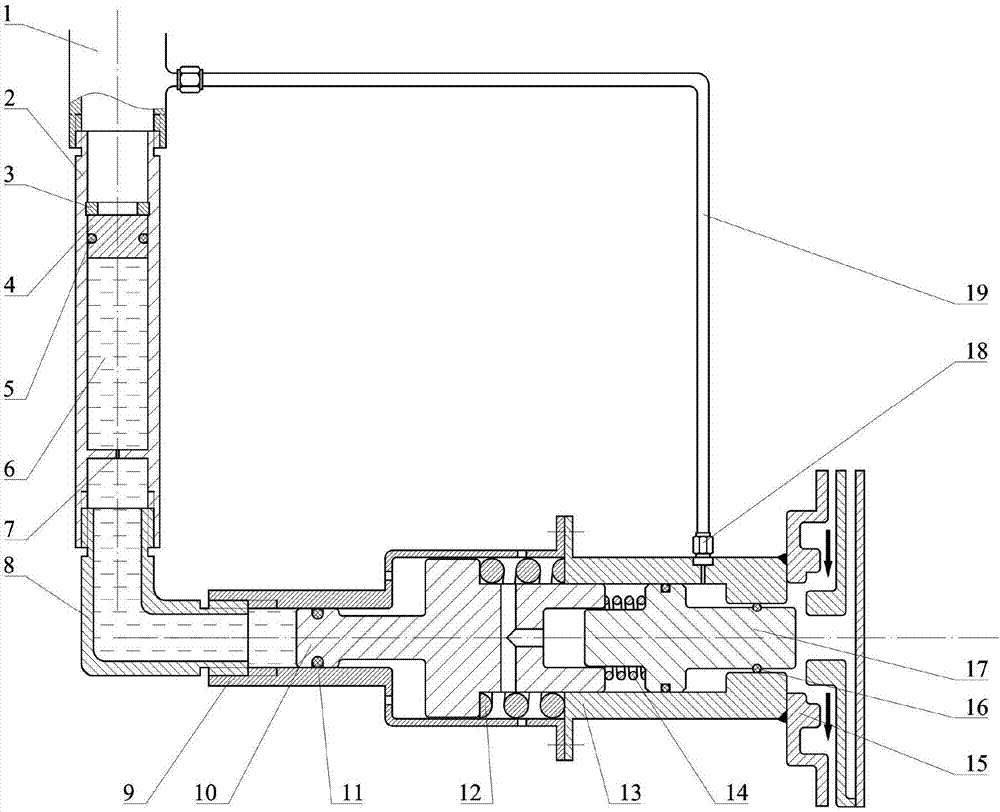 Pneumatic adjustable damping control valve