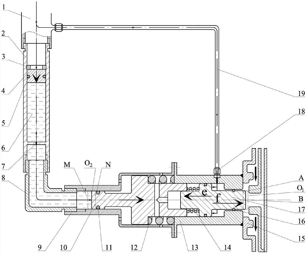 Pneumatic adjustable damping control valve