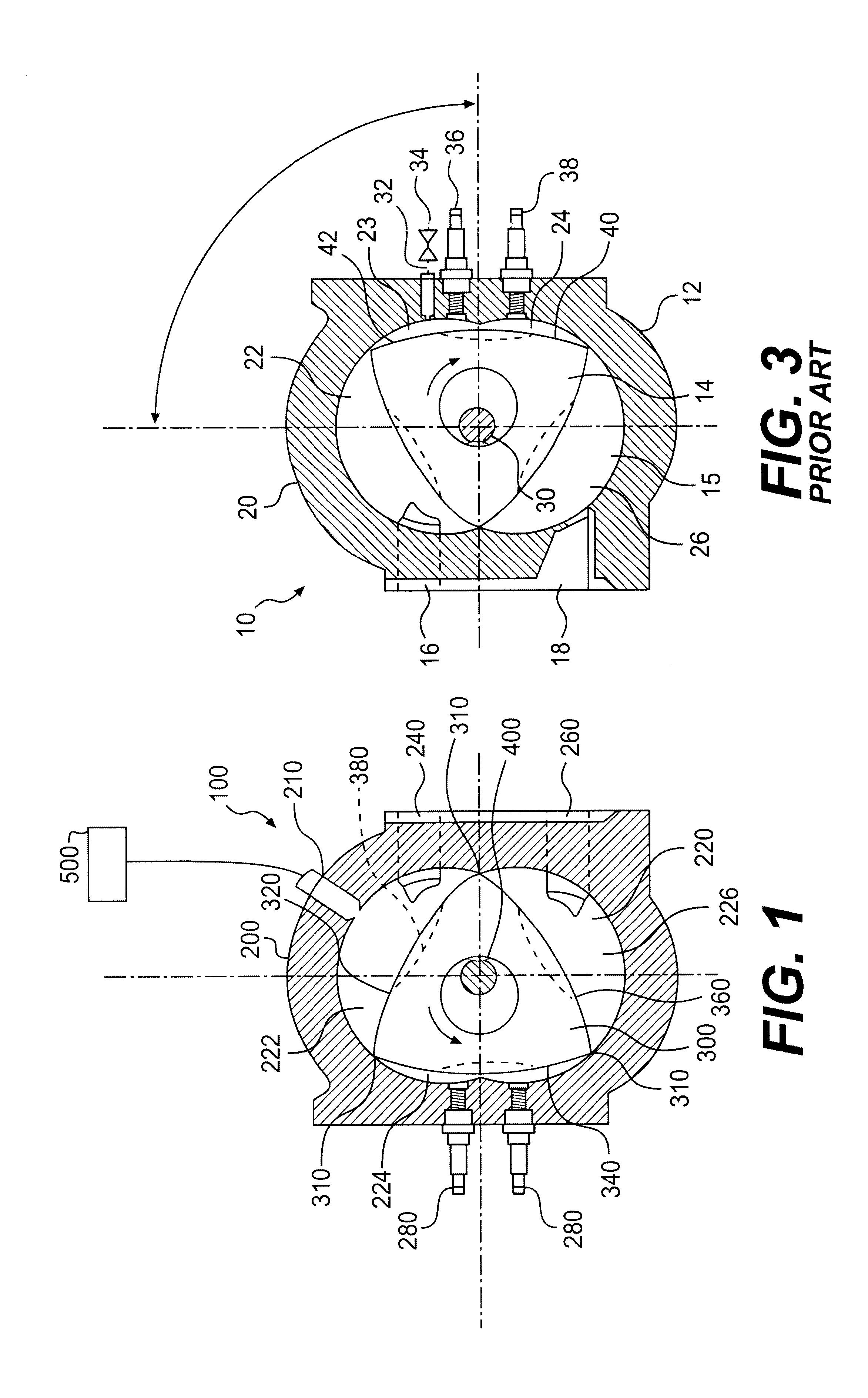 Rotary piston engine and method of operation