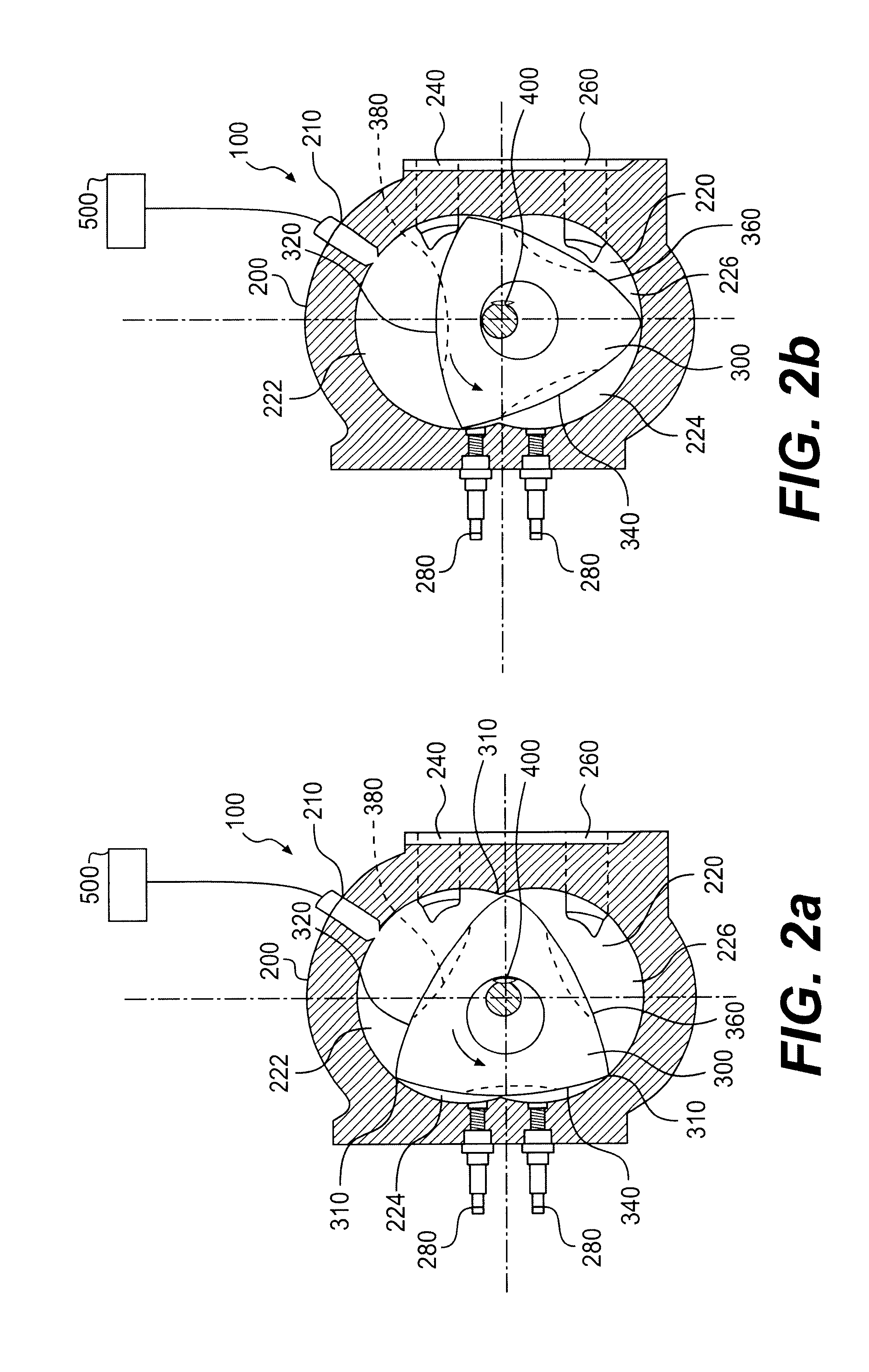 Rotary piston engine and method of operation