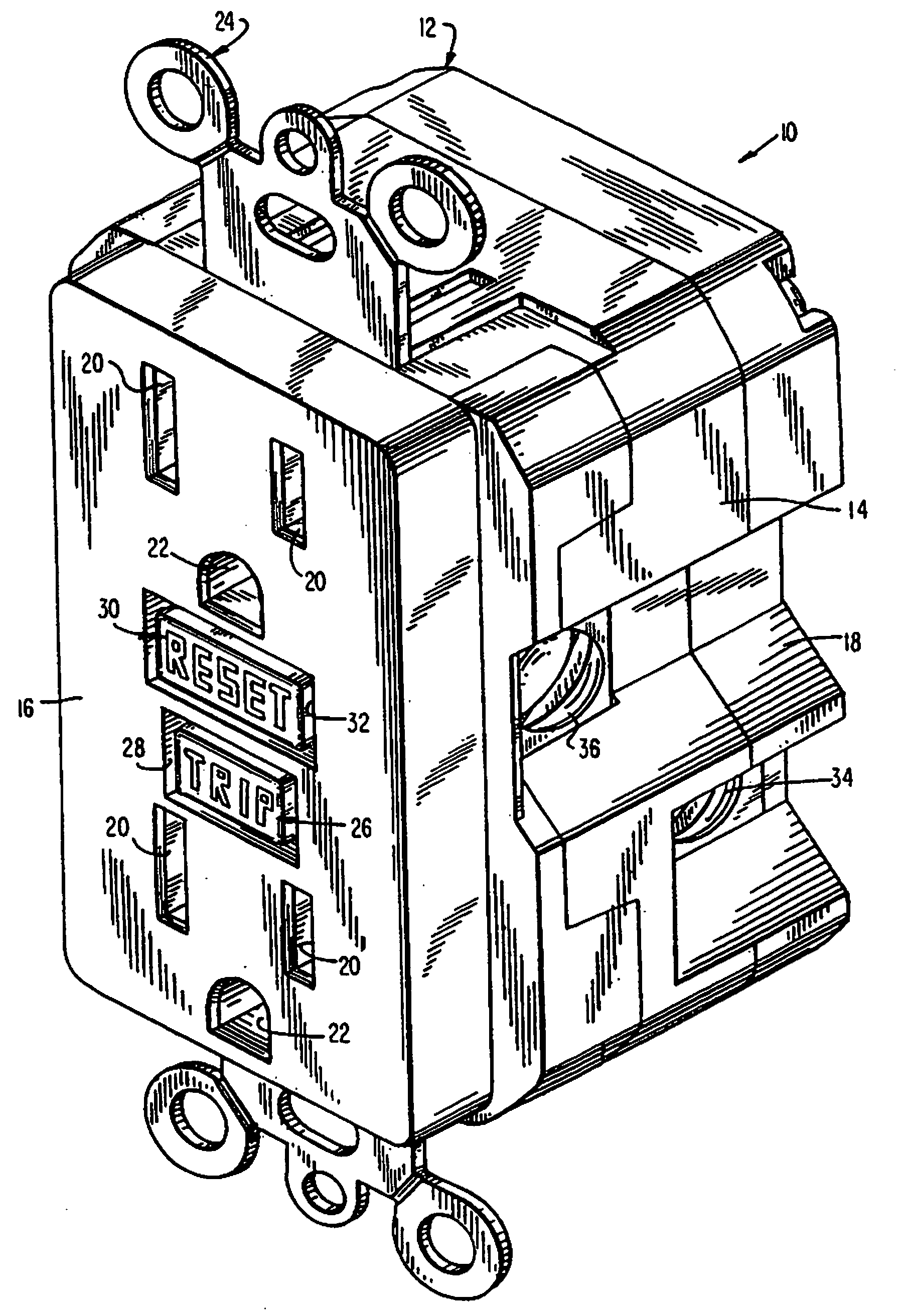 Circuit breaker with independent trip and reset lockout