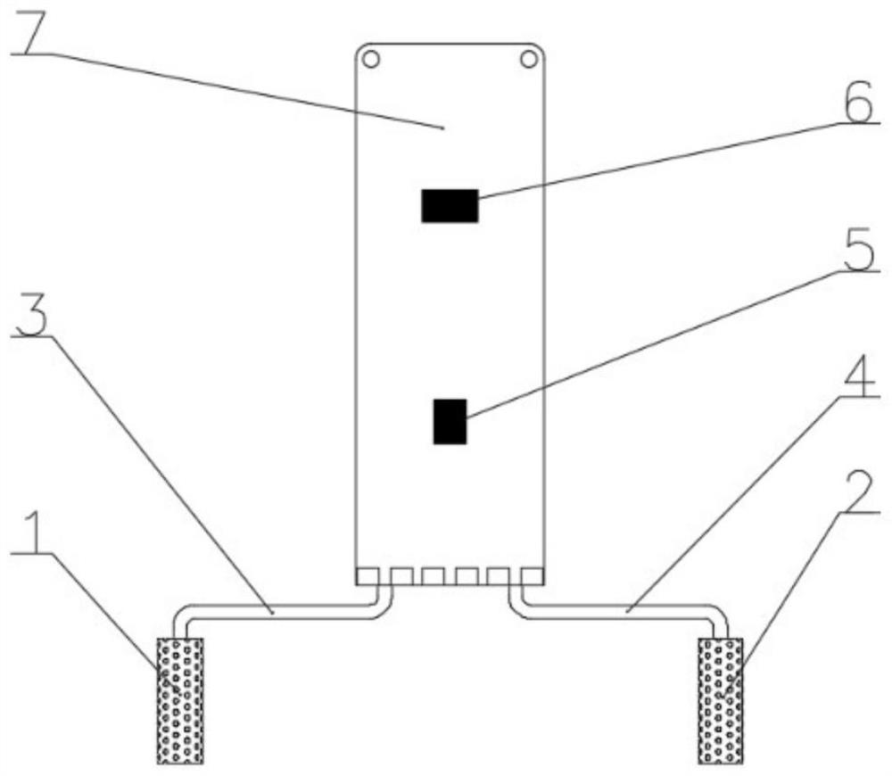 A soil moisture characteristic line measuring device and its measuring method