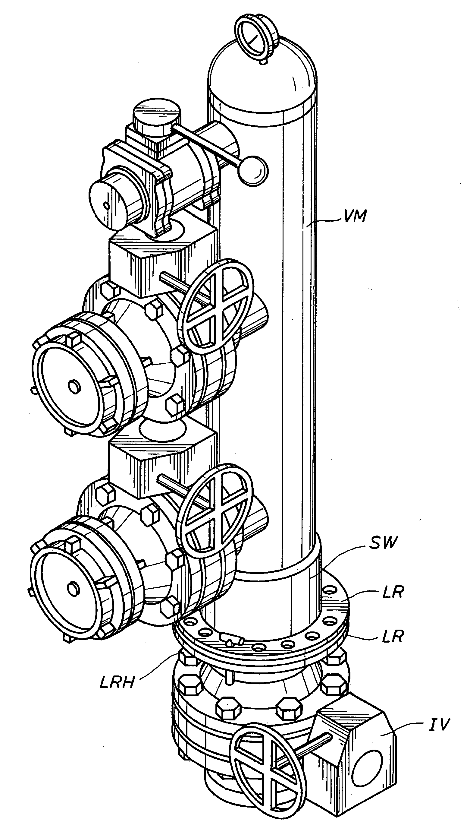 Swivel with or for hydrant manifold for industrial fire fighting
