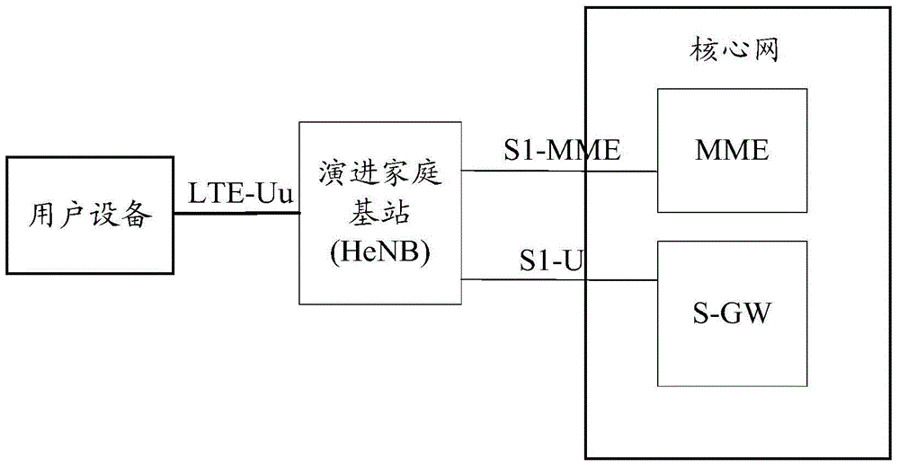 Bearer establishment method and system based on local access