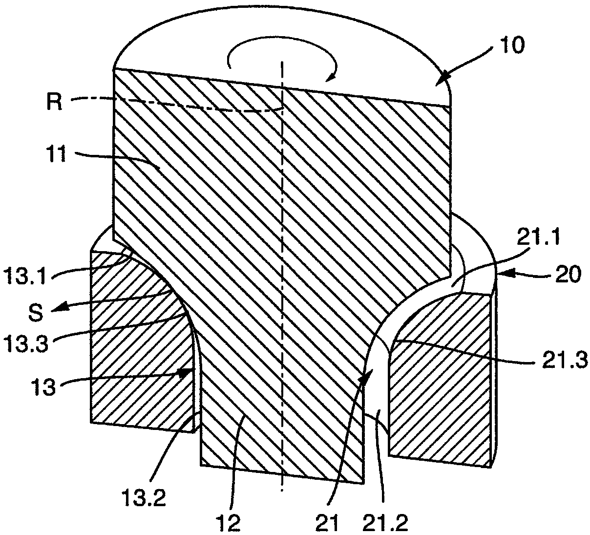 Hydrodynamic plain bearing and exhaust-gas-driven turbocharger