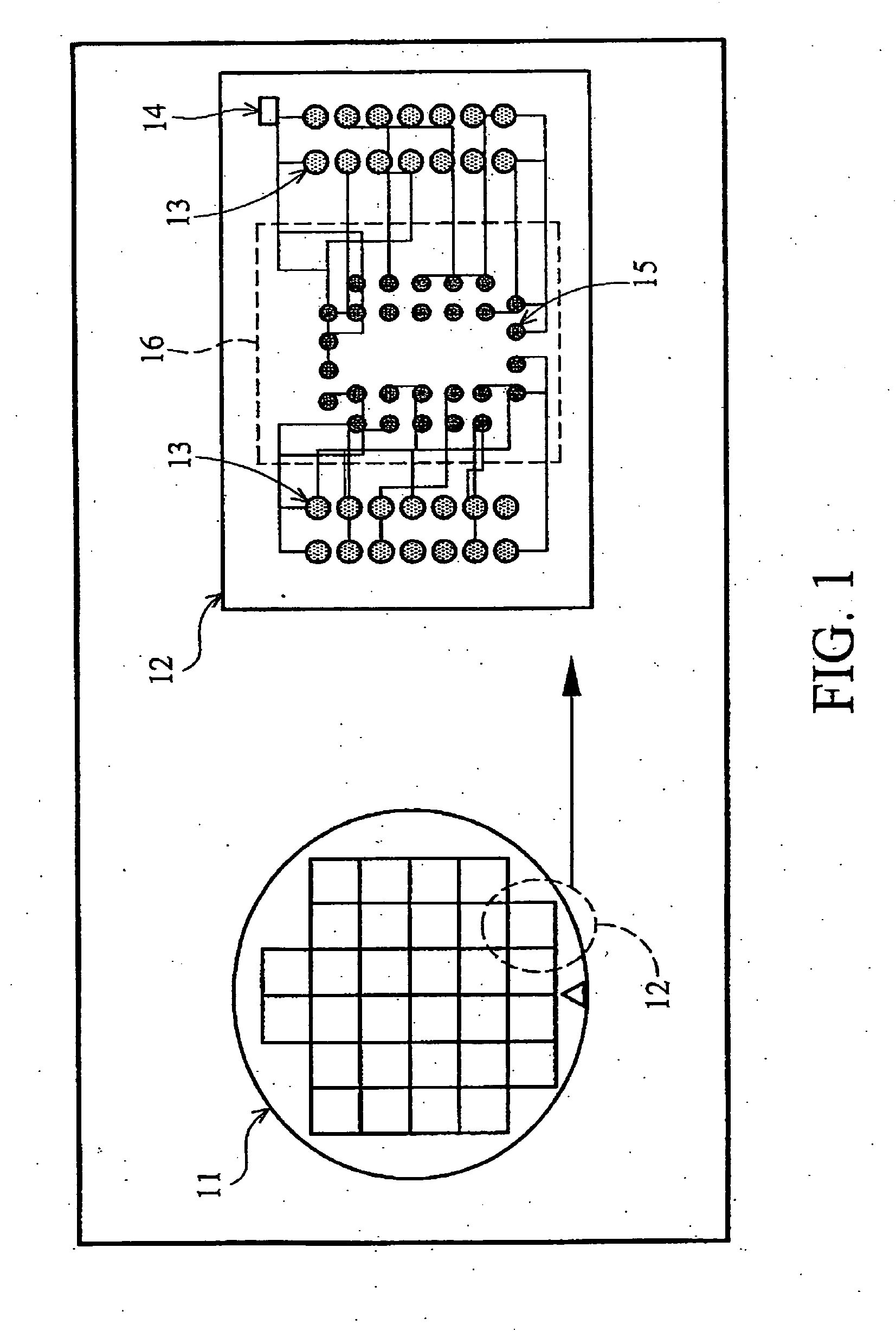 Batch-test system with a chip tray