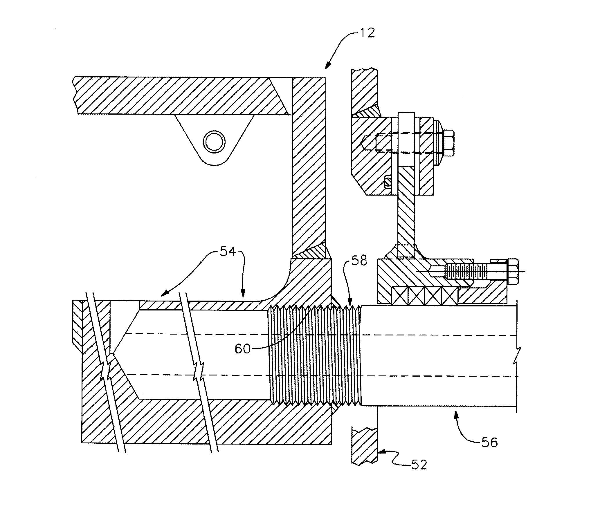 Piping attachment for steam/condensate connections to dt trays