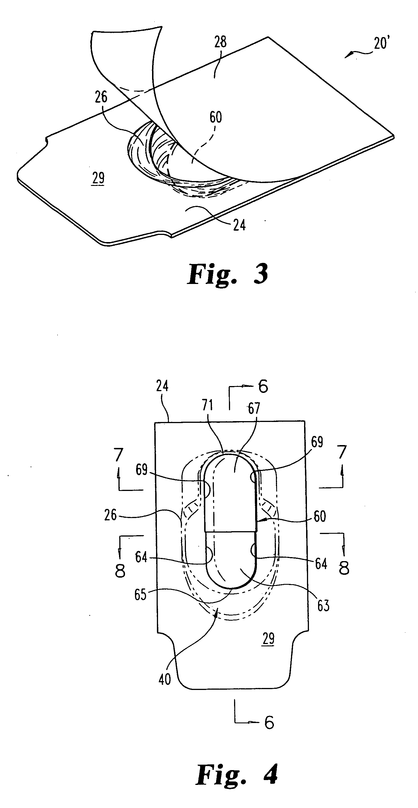 Receptacle packaging with inhaler-accommodating geometry