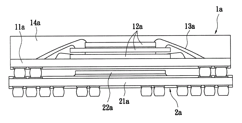 Substrate stacking structure