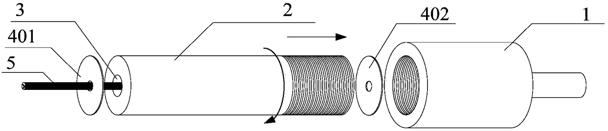 Anchoring system of carbon fiber reinforcement based on long-term performance