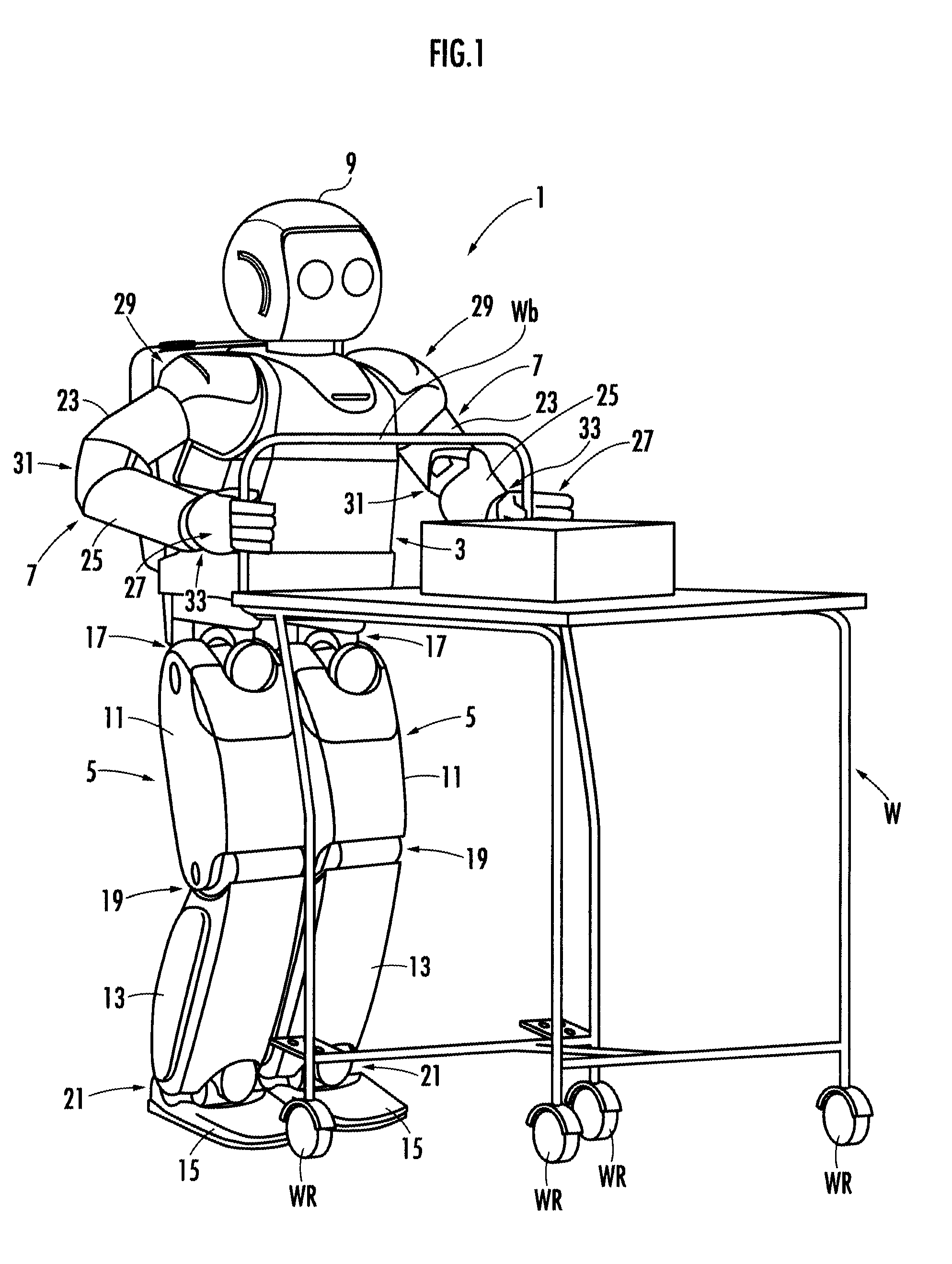 Controller of mobile robot