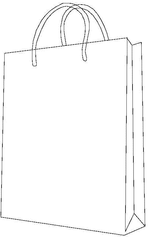 Handbag sheet, semi-finished handbag automatic production apparatus and semi-finished handbag automatic production method