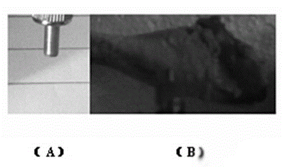 Cantilever type marking pen based on water-soluble rare earth fluorescent nanometer material