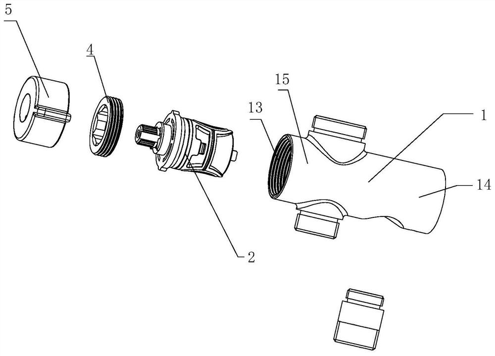 Water outlet switching valve and combined shower