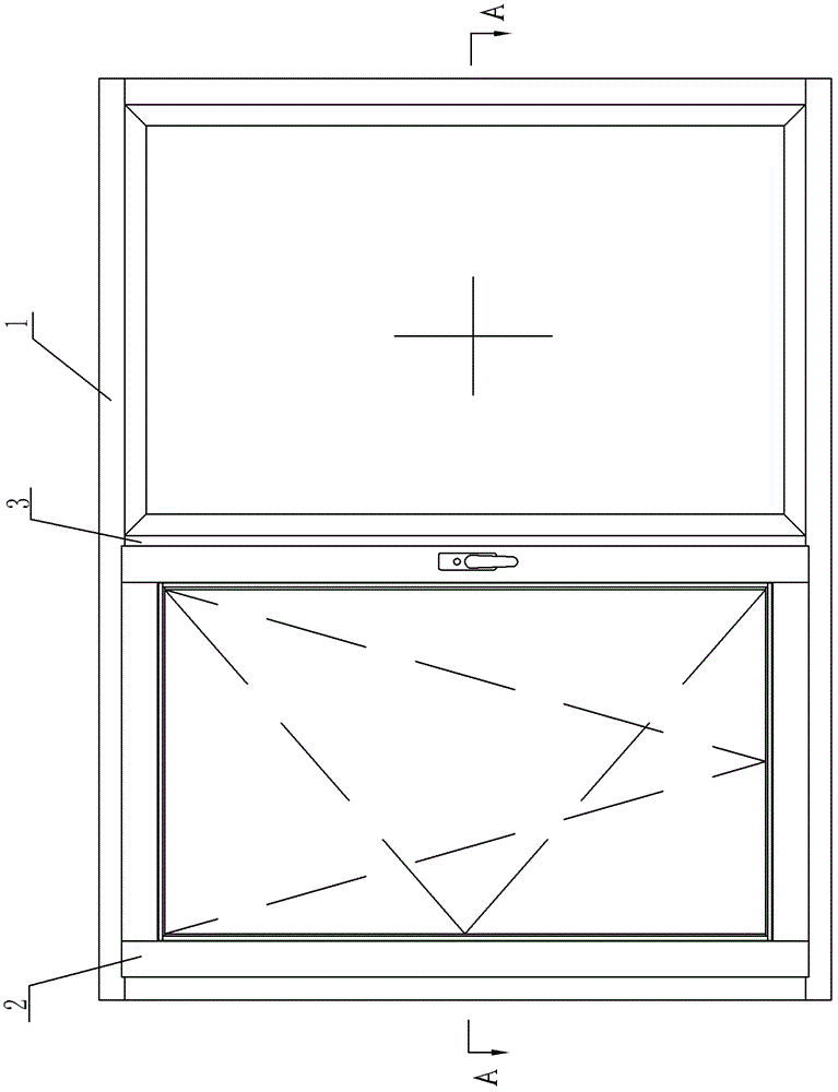 Aluminum, plastic and wood composite window sections