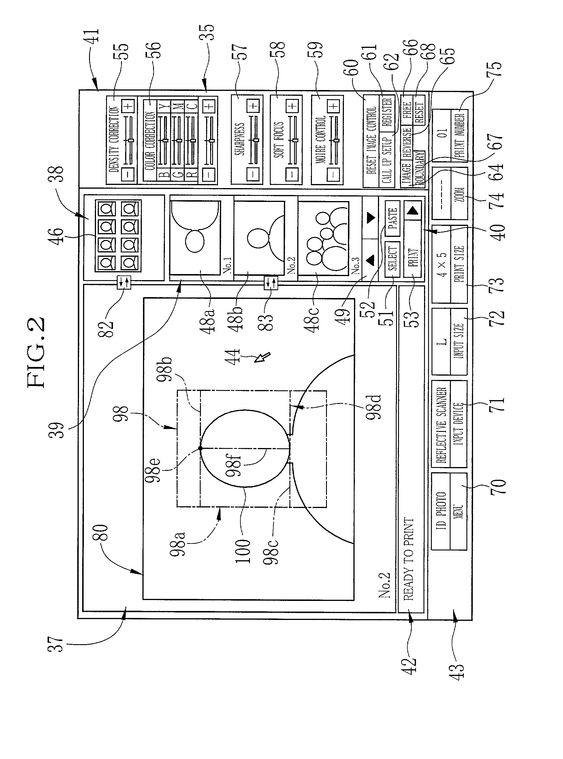 Image croppin and synthesizing method, and imaging apparatus