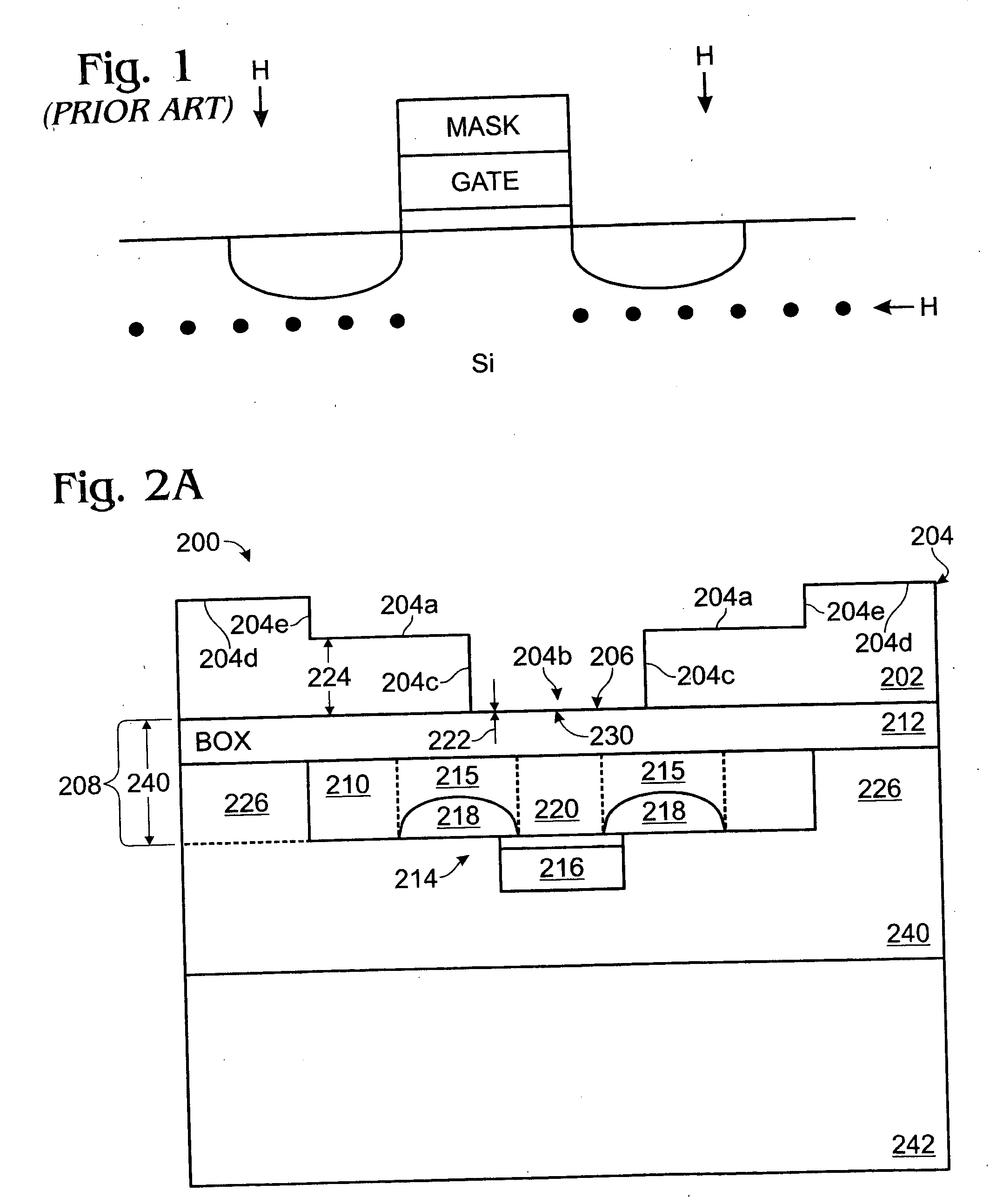 Cleaved silicon substrate active device