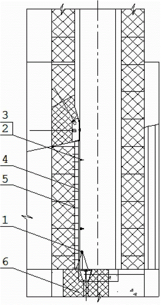 Measurement method for accurately controlling verticality and coplanarity of caterpillar gate embedded part