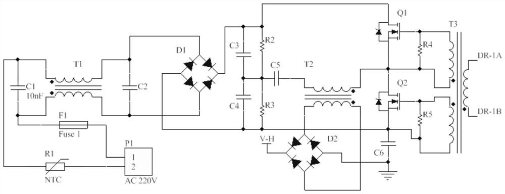 A V-shaped ultrasonic linear motor driving power supply and its driving method