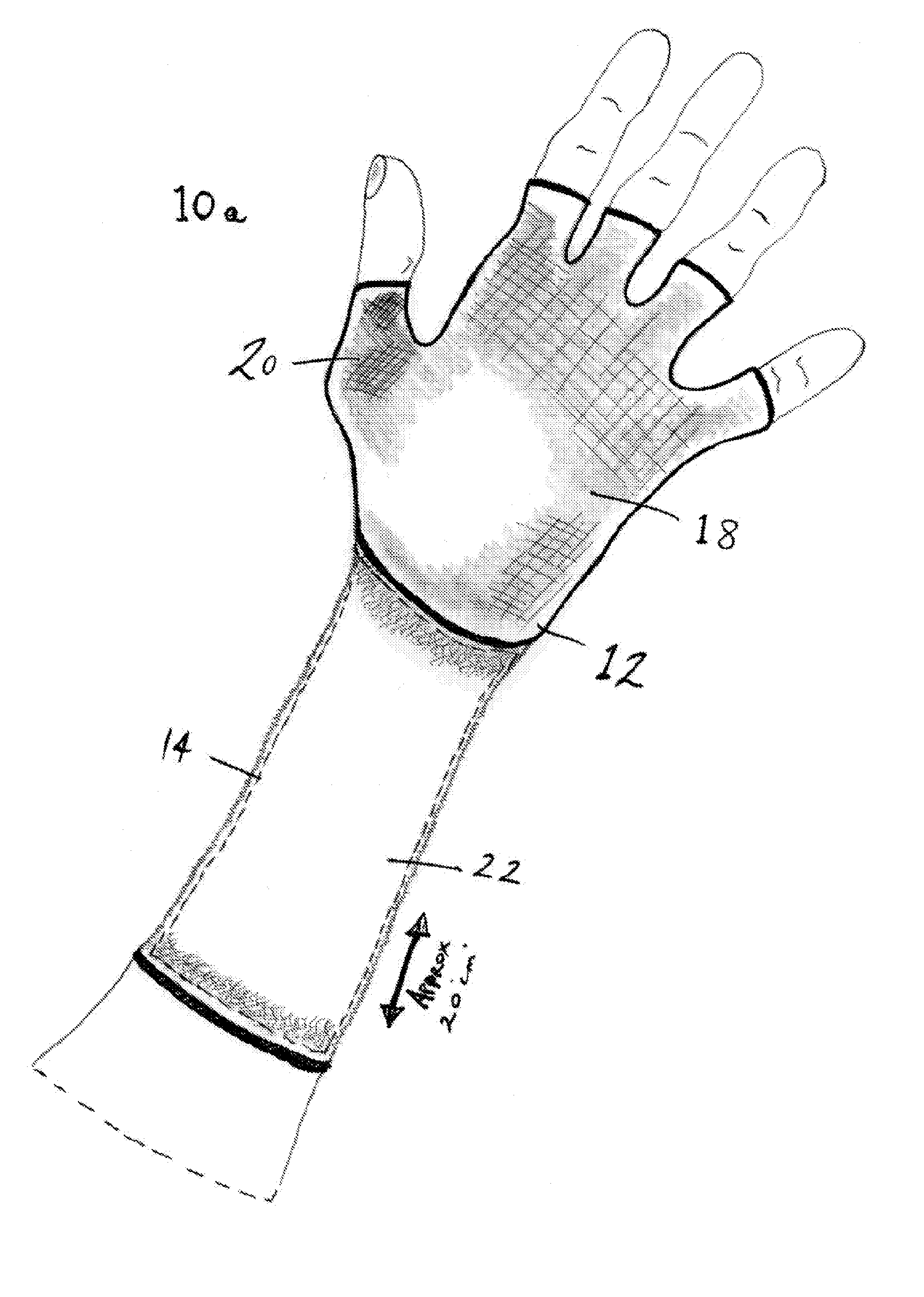 Glove for Sports People and Tradesmen