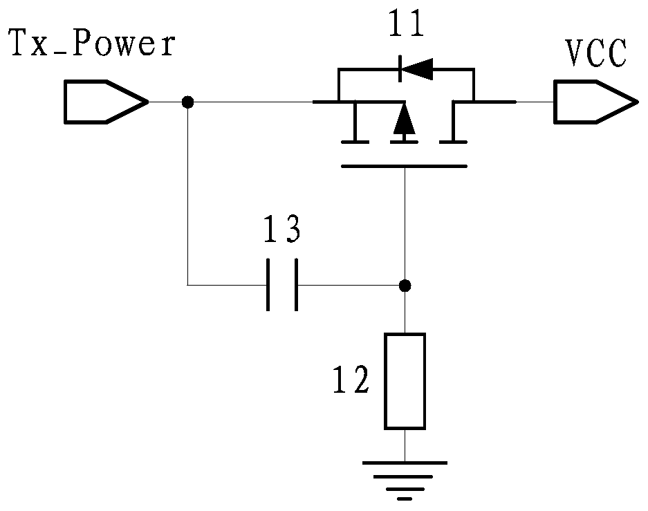 A signal input circuit and a hot-swappable optical module