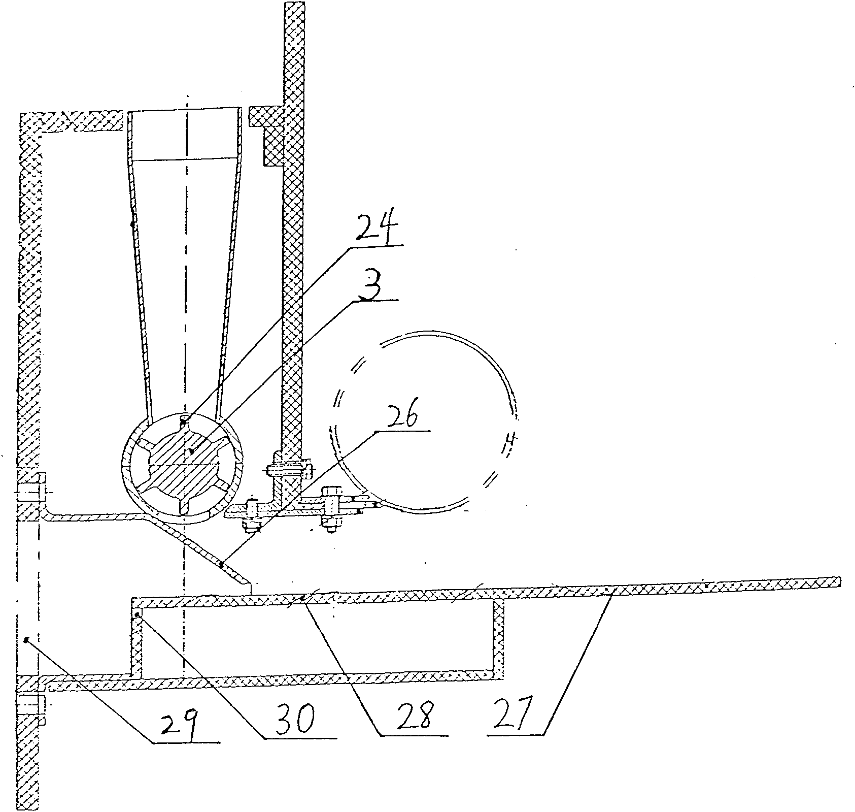 Horizontal dry-type magnetic sorting machine