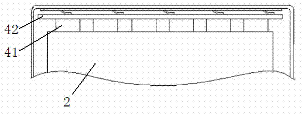 Backlight module with stable gaps from LED (Light-Emitting Diode) lamps to light guide plate