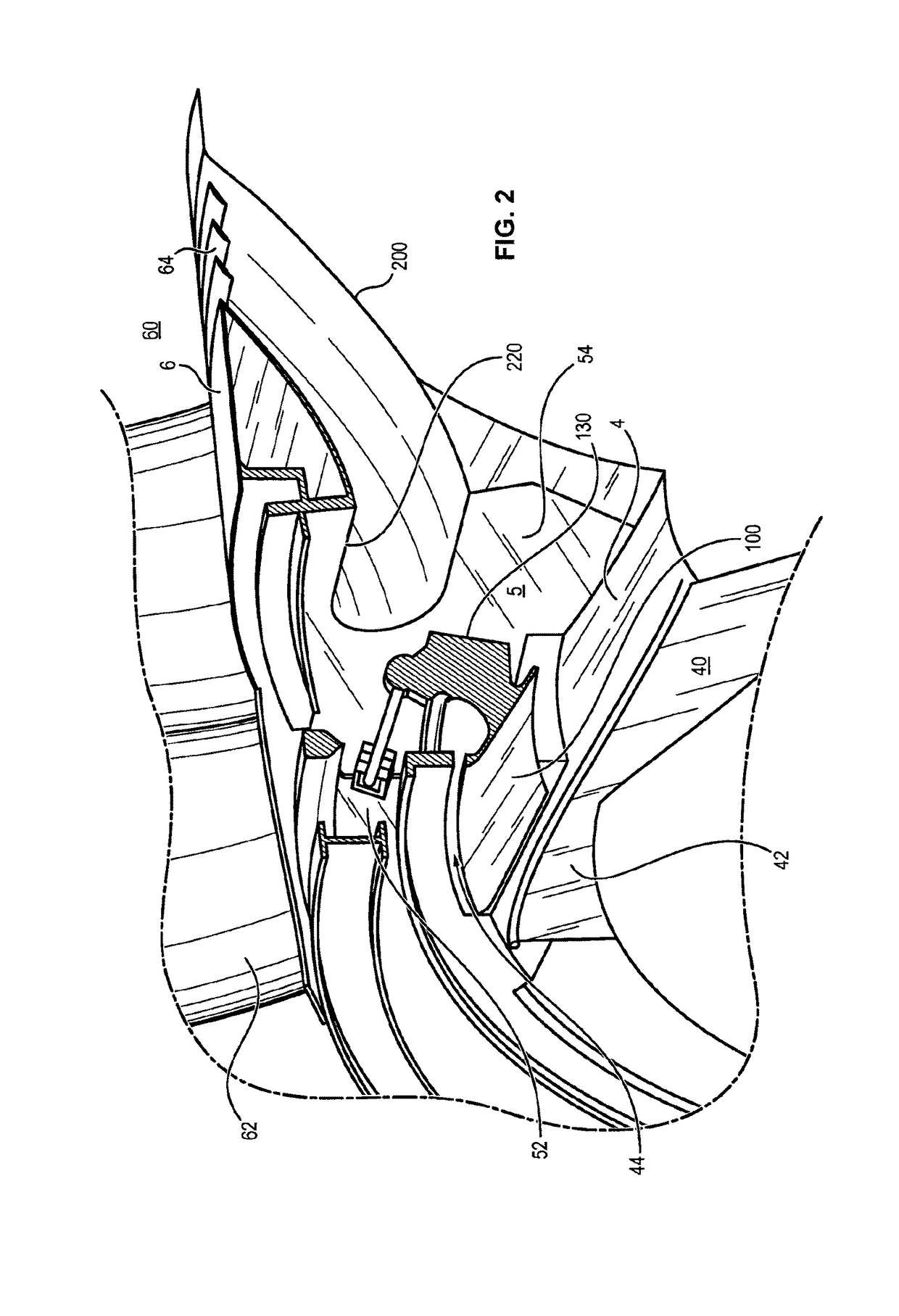 Hub of an intermediate casing for an aircraft turbojet engine comprising doors with contoured geometry