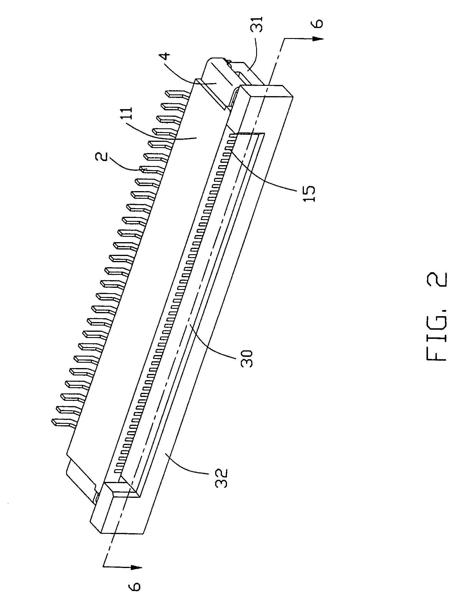 Electrical connector with latching member