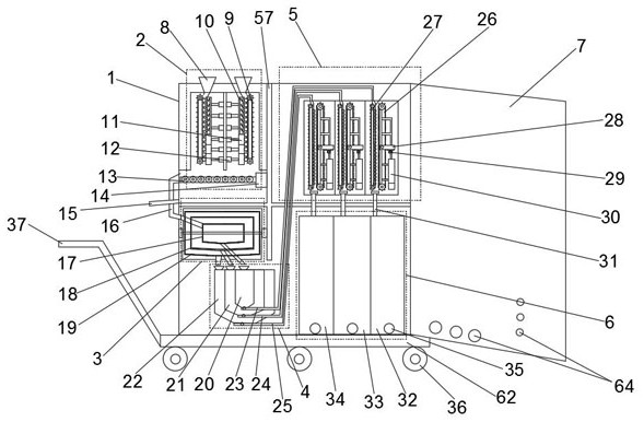 Small macadamia nut processing device and use method thereof