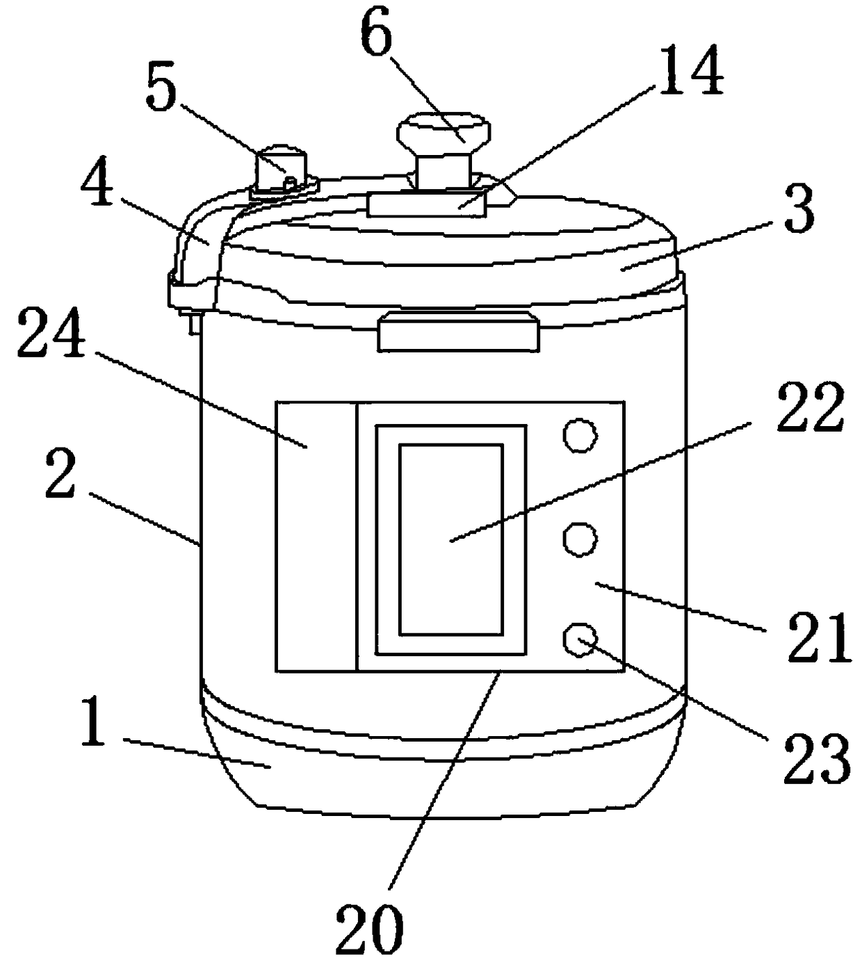 Electric pressure cooker with adjustable pressure limiting value