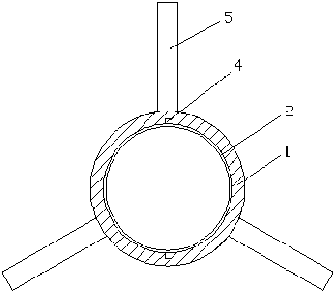 Oil pipe external thread descaling device