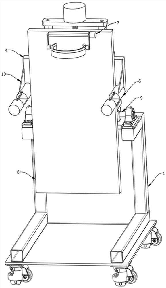 Clinical epileptic seizure protection device for neurosurgery department