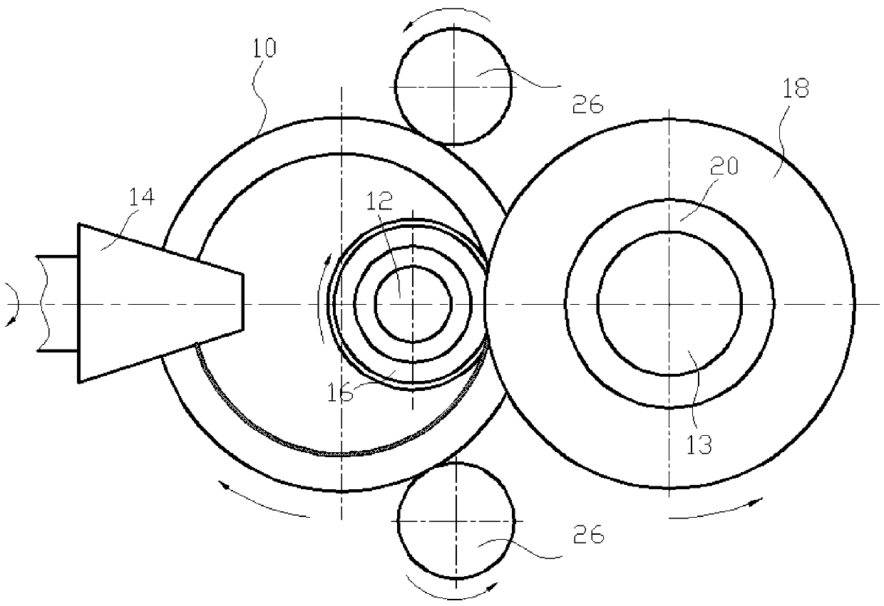 Roll-forming method of GH4648 high temperature alloy complex deformed section ring unit